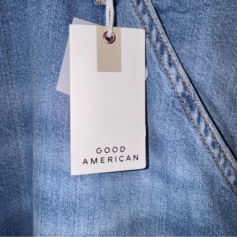 Good American Women’s Good Standard Ease Carpenter Size 22 Mid-Rise Wide Leg NWT - Picture 2 of 10